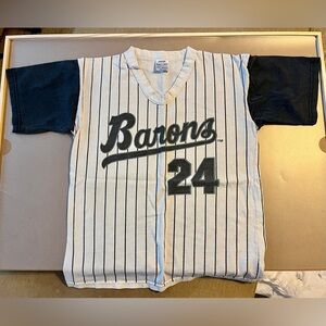 Birmingham Barons Baseball Jersey Tee Youth Vintage Y2K Blokecore